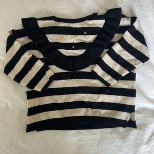 Zara Baby striped frill sweater